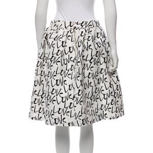 Kate spade black & white ball skirt Love